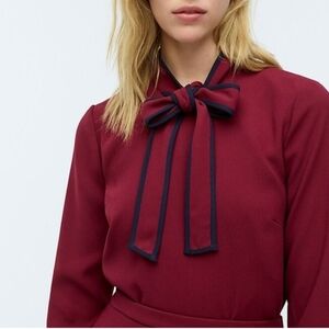 J.Crew Tie-neck Blouse Size 6 New With Tags